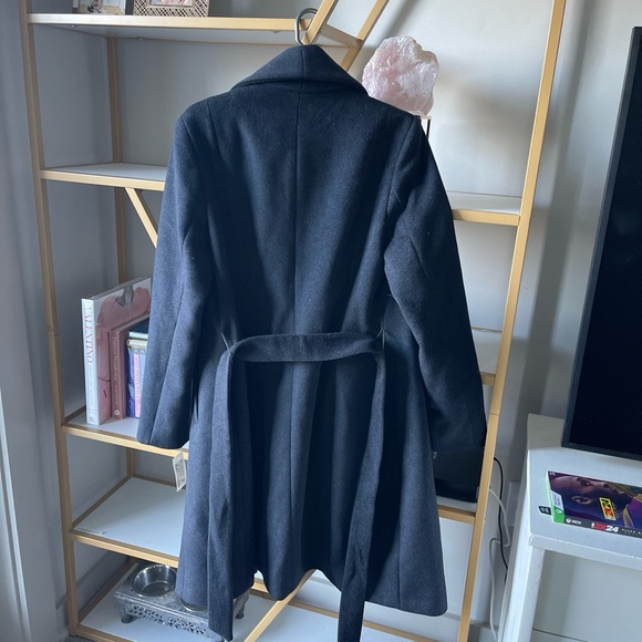 Cole Haan Women's Belted Wrap Coat - Size: 10 - Picture 8 of 8